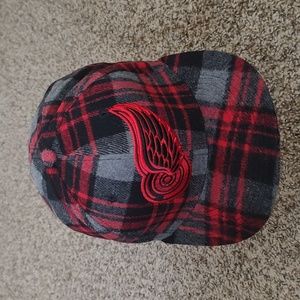 NHL New Era Fits Detroit Red Wings Red/Black/Gray Embroidered Adjustable Cap